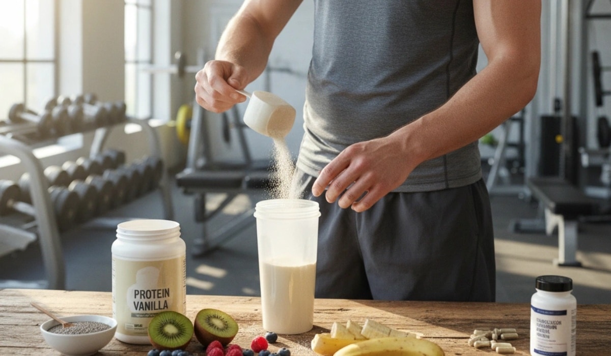 Exploring pre and post workout nutrition with protein shakes and fruits for optimal fitness results